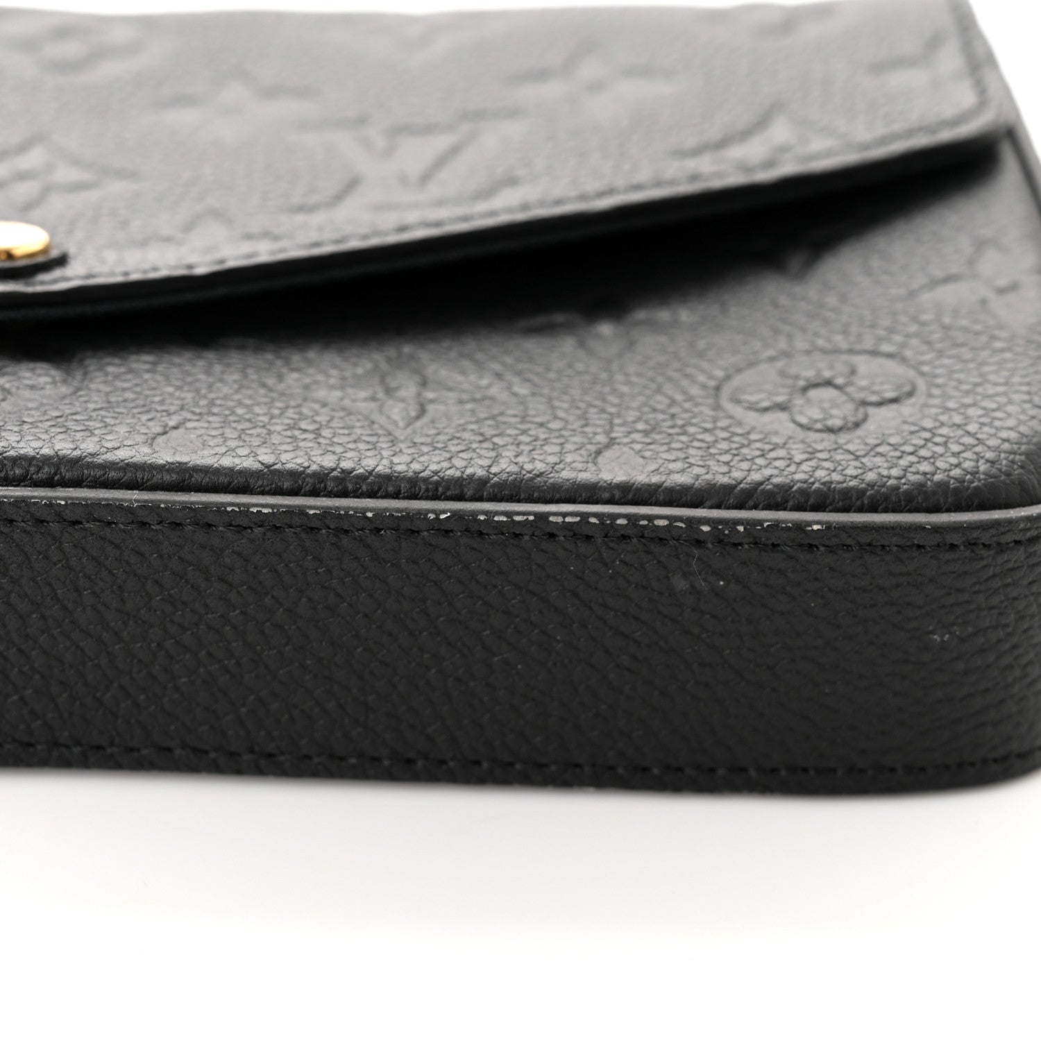 Louis Vuitton Empreinte Pochette Felicie Chain Wallet Black 10 of 11