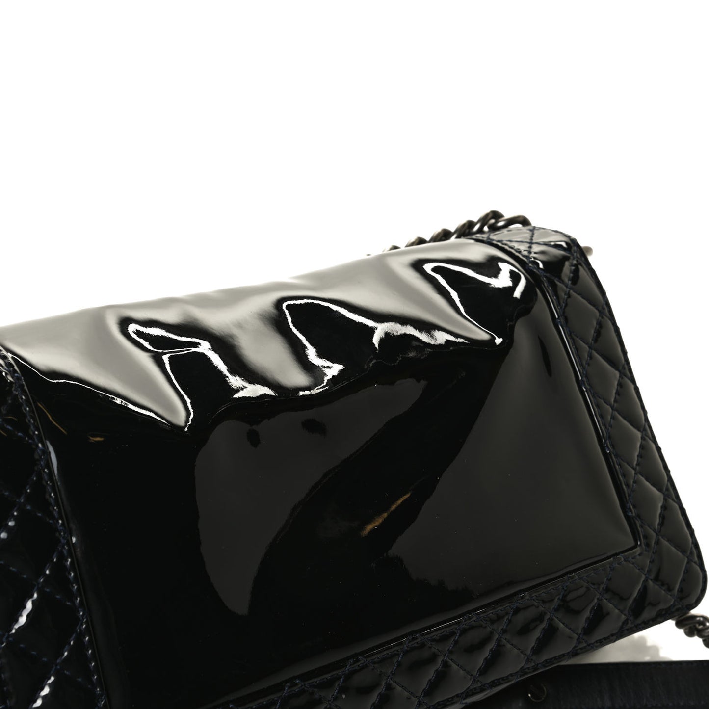 Patent New Medium Boy Reverso Flap Black