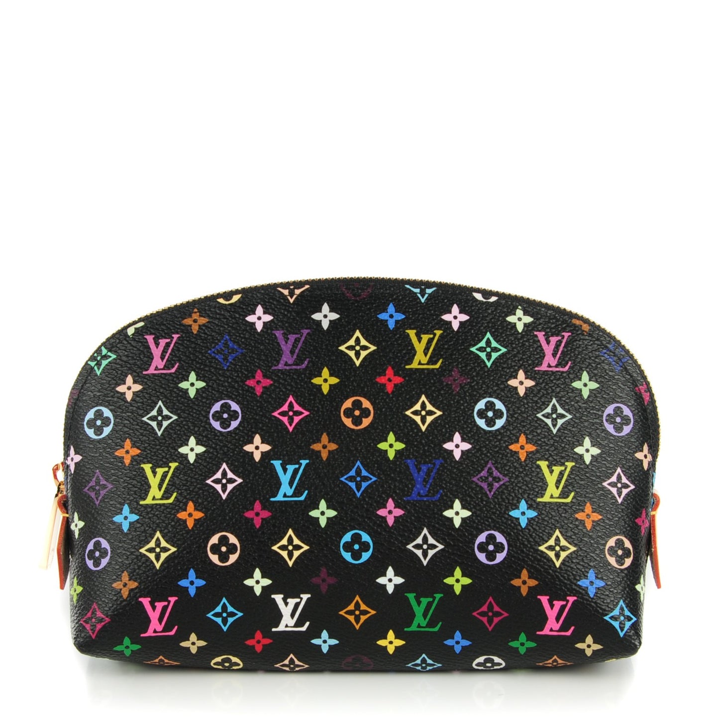 Monogram Multicolor Cosmetic Pouch Black Grenade