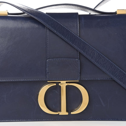 Christian Dior Smooth Calfskin 30 Montaigne Flap Bag Navy 10 of 10