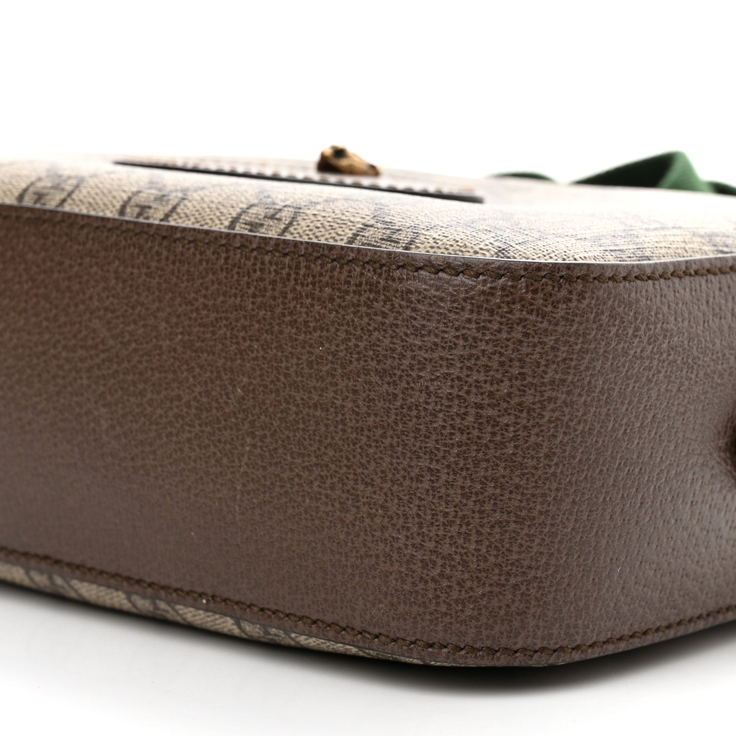 Gucci GG Supreme Monogram Web Neo Vintage Shoulder Bag Beige New Acero Crop 10 of 10