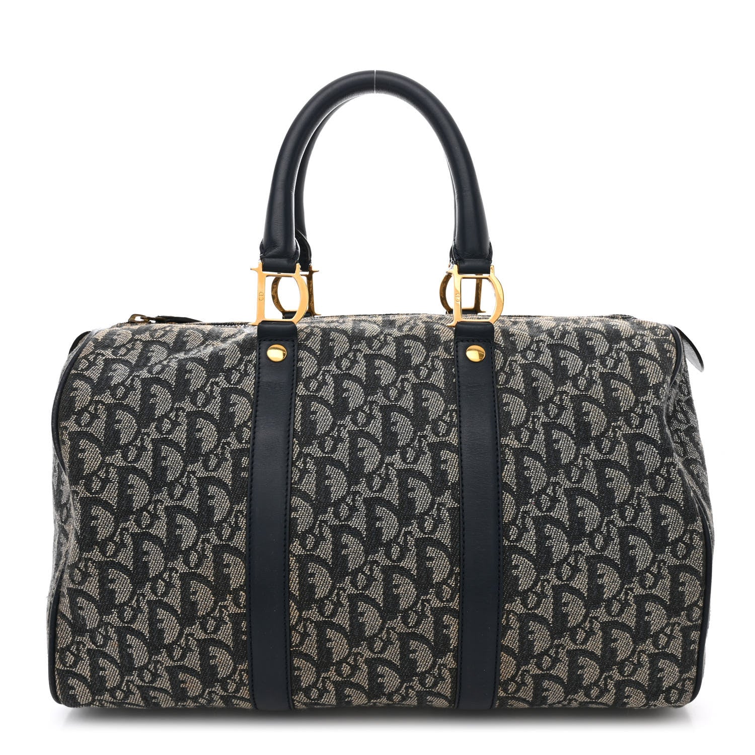 Christian Dior Monogram Boston Navy Blue 1 of 17