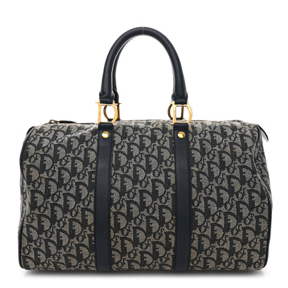 Christian Dior Monogram Boston Navy Blue 1 of 17