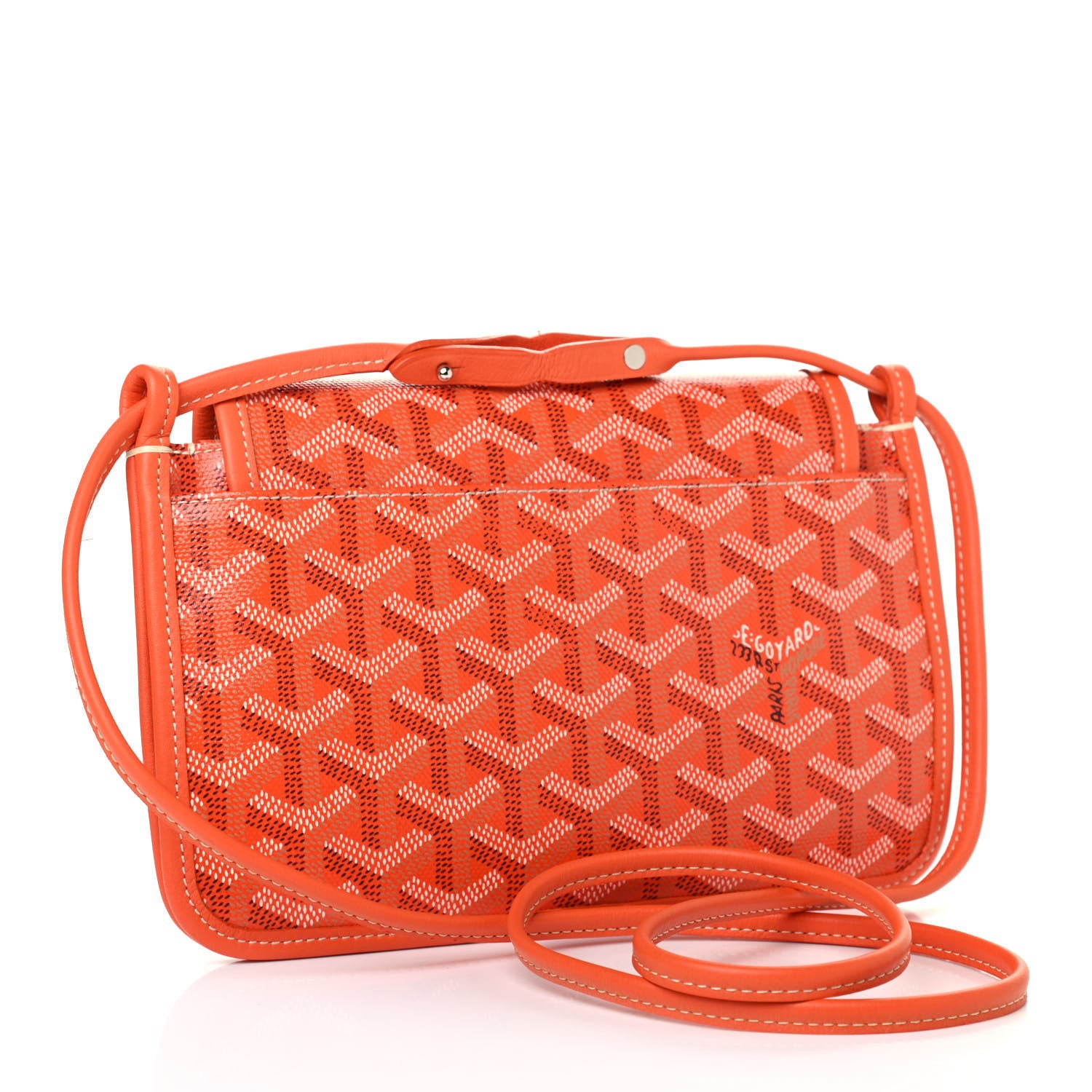 Goyard Goyardine Plumet Wallet Clutch Orange 2 of 4