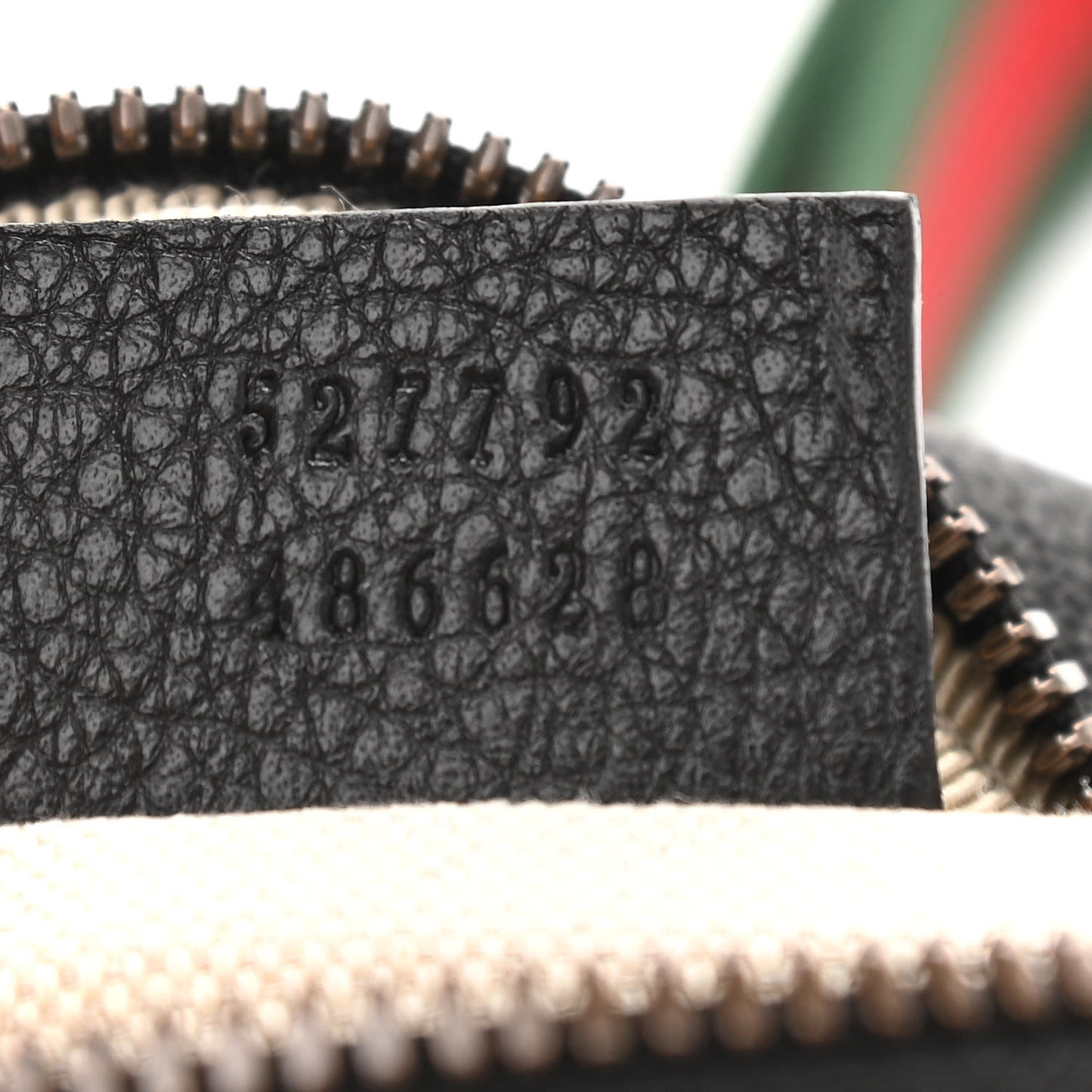 Grained Calfskin Small Logo Belt Bag Black