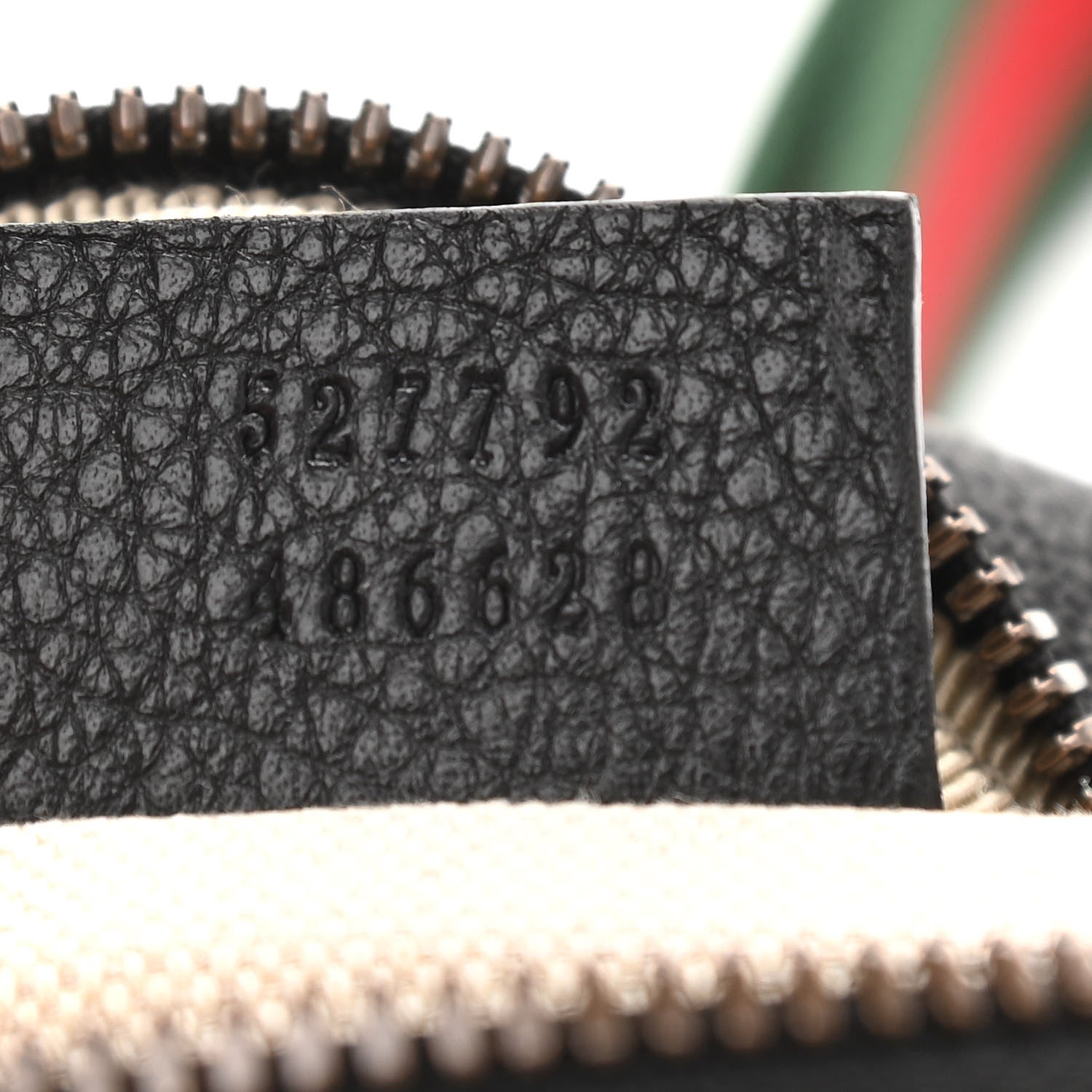 Gucci Grained Calfskin Small Logo Belt Bag Black 7 of 12