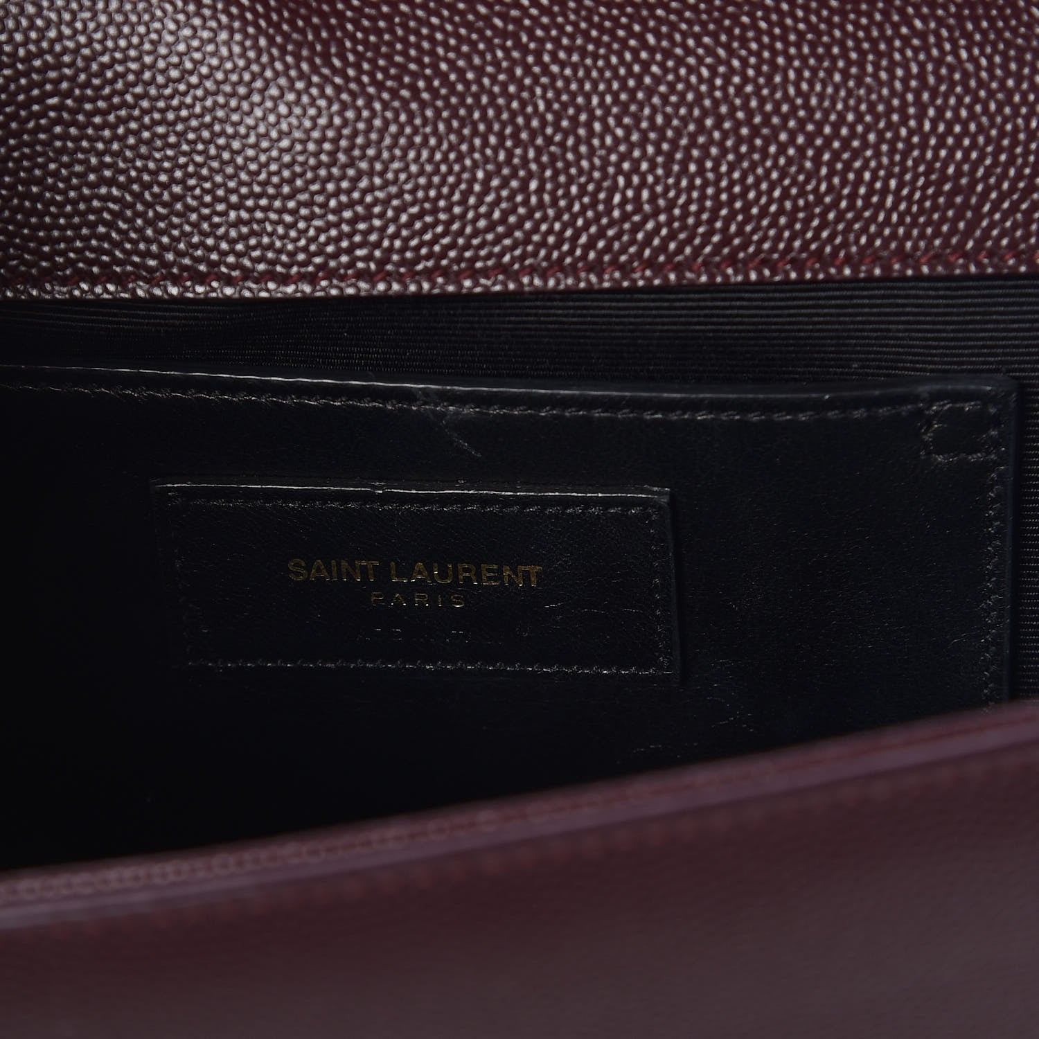 Saint Laurent Grain De Poudre Medium Classic Monogram Kate Satchel Amaranto 6 of 8