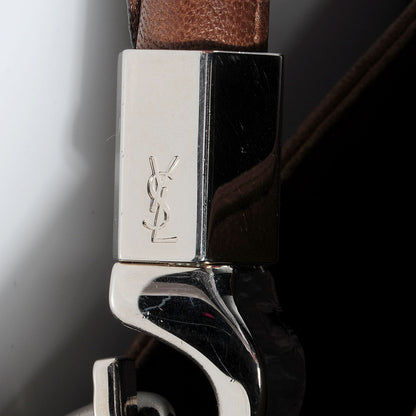 Saint Laurent Leather Large Roady Hobo Brown 8 of 8
