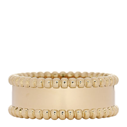 Van Cleef & Arpels 18K Yellow Gold Perlee Signature Ring 55 7.25 3 of 6