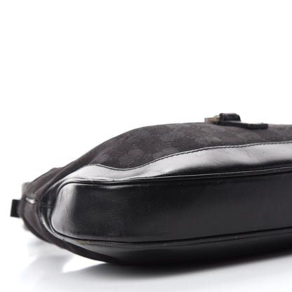 Gucci Monogram Small Jackie O Hobo Black 6 of 14