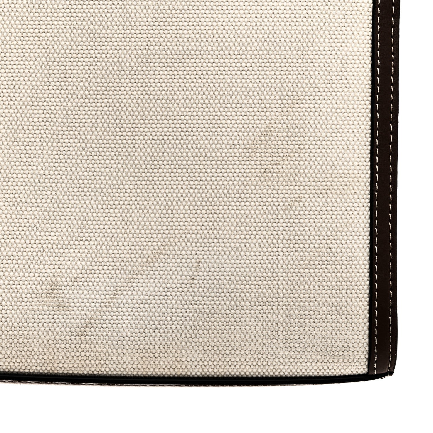 Burberry Canvas Smooth Calfskin Two Tone Mini Pocket Bag Natural Malt Brown 11 of 11