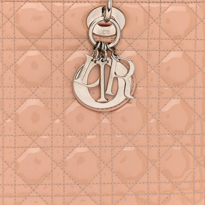 Christian Dior Patent Cannage Large Lady Dior Light Pink 8 of 16