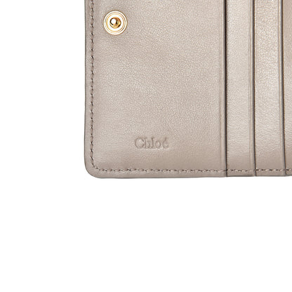 Chloe Shiny Calfskin Square Wallet Motty Grey 6 of 8
