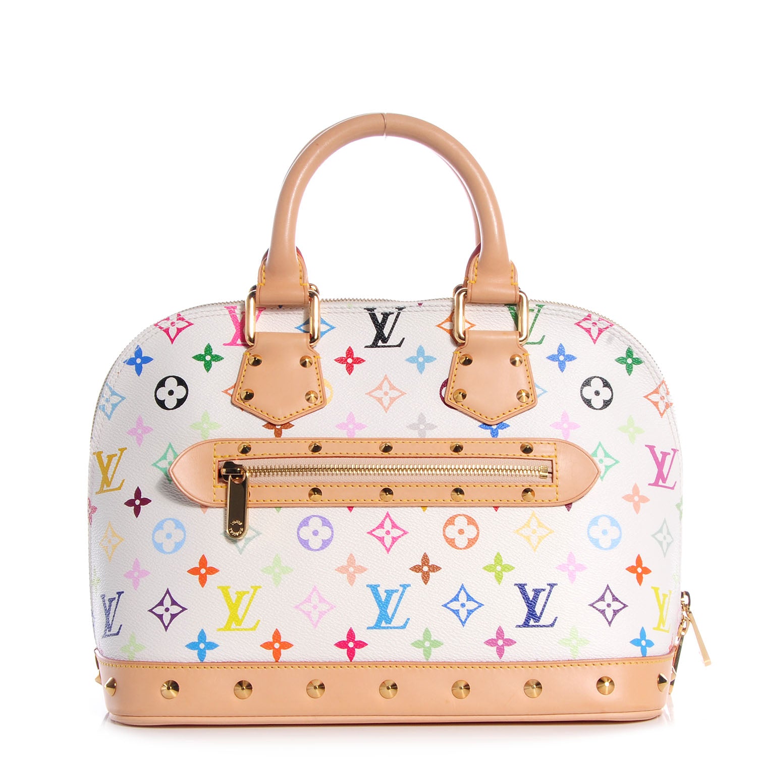 Louis Vuitton Monogram Multicolor Alma White 1 of 7