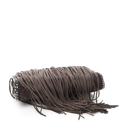 Stella McCartney Eco Suede Fringe Small Falabella Tote Brown 3 of 8
