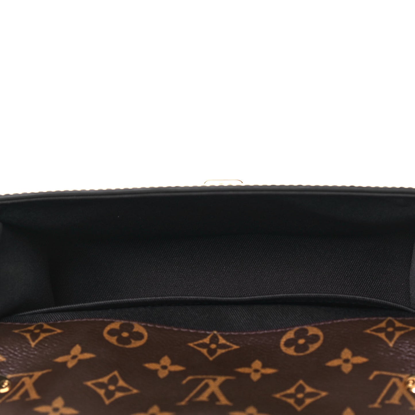 Patent Calfskin Monogram Cherrywood BB Black