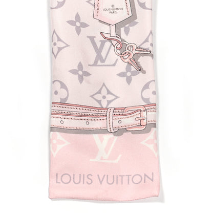 Louis Vuitton Silk Monogram Confidential Bandeau Light Pink 2 of 3