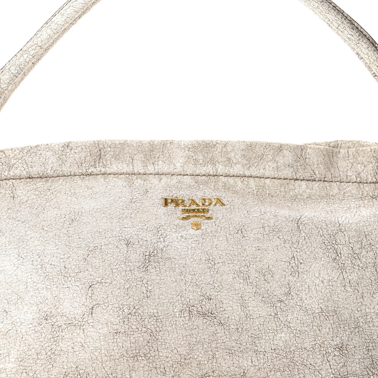 Prada Craquele Shoulder Bag Talco 12 of 12