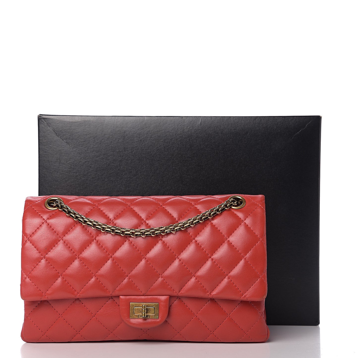 Lambskin Quilted 2.55 Reissue 226 Flap Red