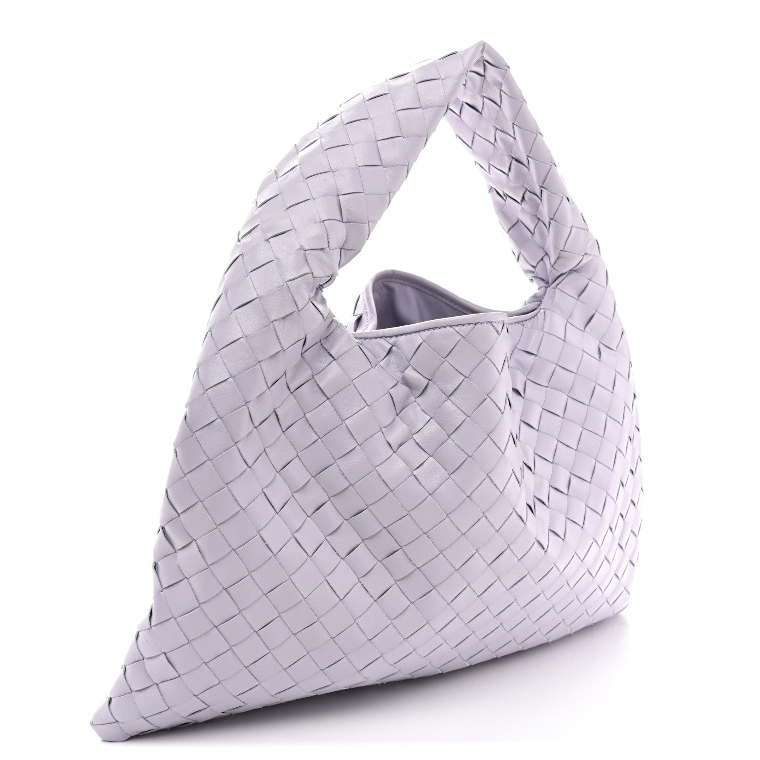 Bottega Veneta Calfskin Intrecciato Small Hop Oyster Lilac 3 of 11