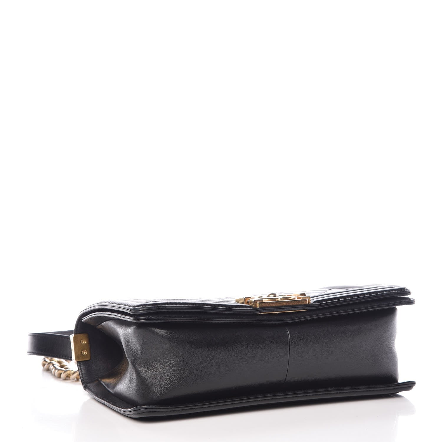 Chanel Lambskin Quilted Medium Boy Flap Black 4 of 7