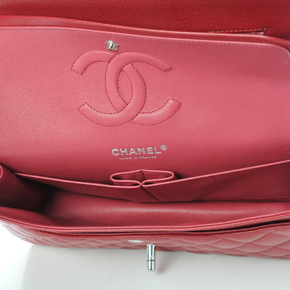 Chanel Caviar Quilted Medium Double Flap Pink 7 of 8
