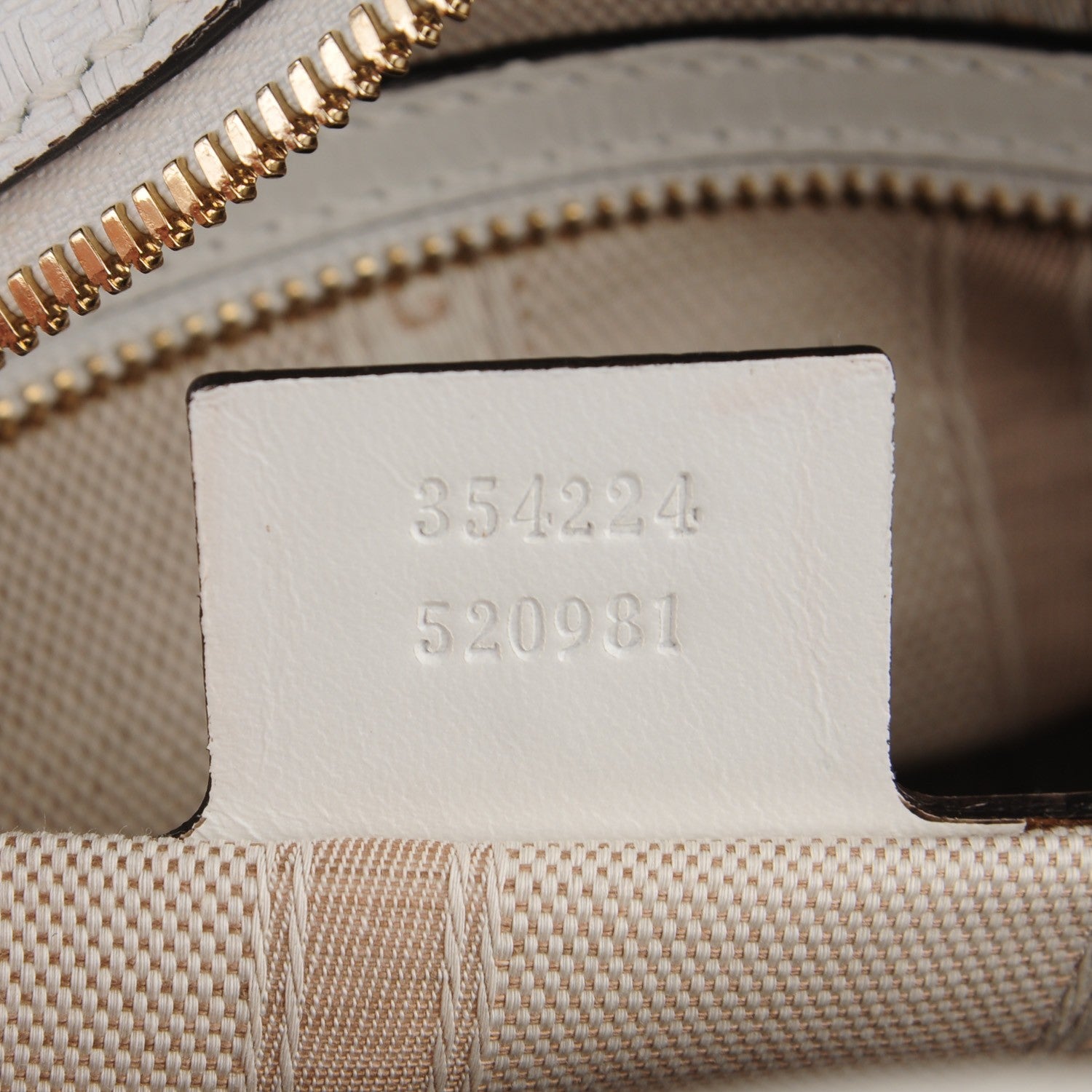 Gucci Bright Diamante Calfskin Small Top Handle Bag White 7 of 7