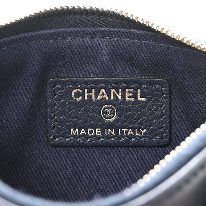 Chanel Grained Calfskin Neo Executive Cosmetic Case Navy 6 of 7