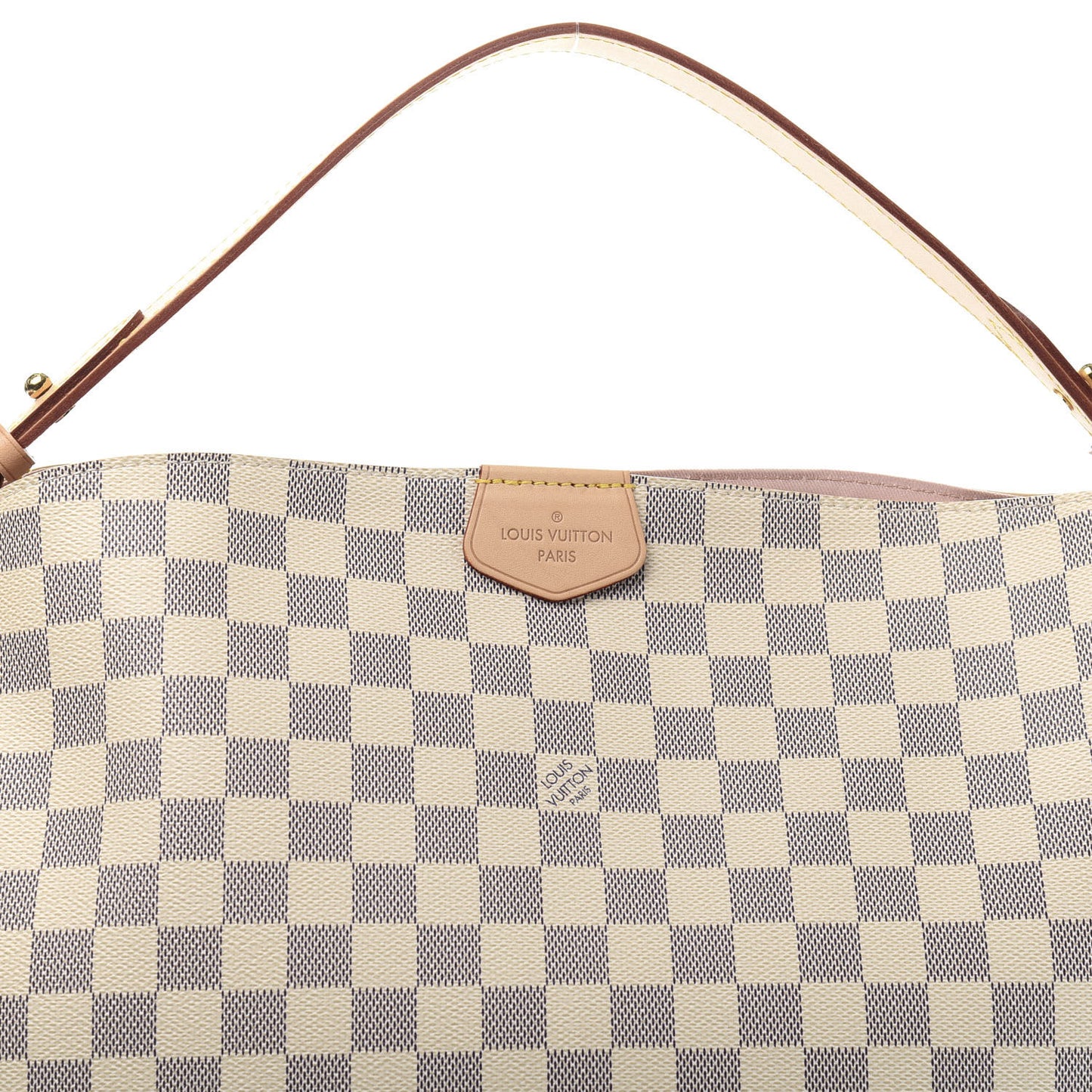 Damier Azur Graceful MM Rose Ballerine