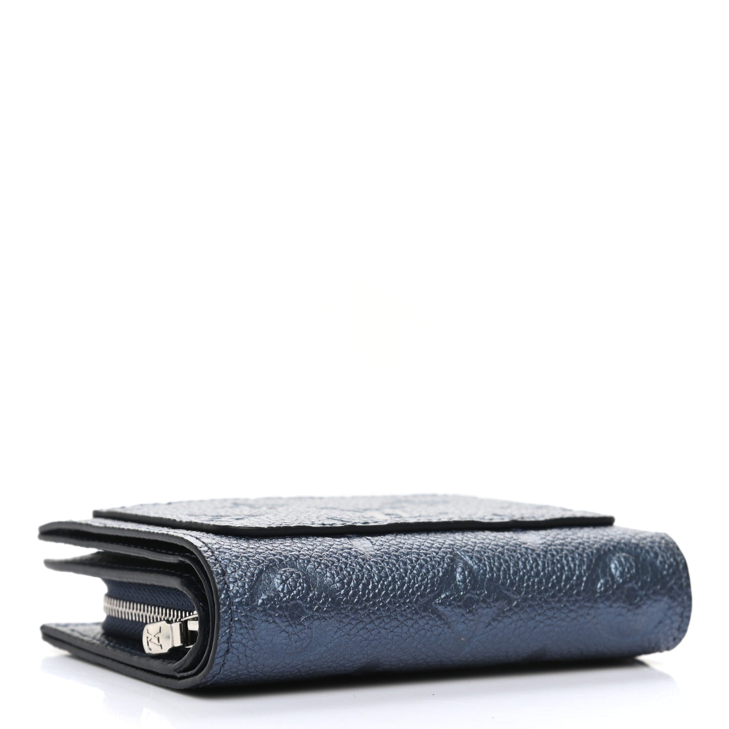 Metallic Empreinte Clea Wallet Navy Nacre