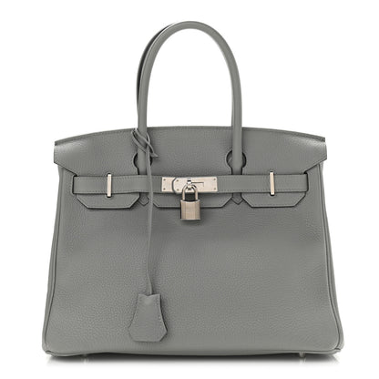 Hermes Togo Birkin 30 Gris Mouette 1 of 10
