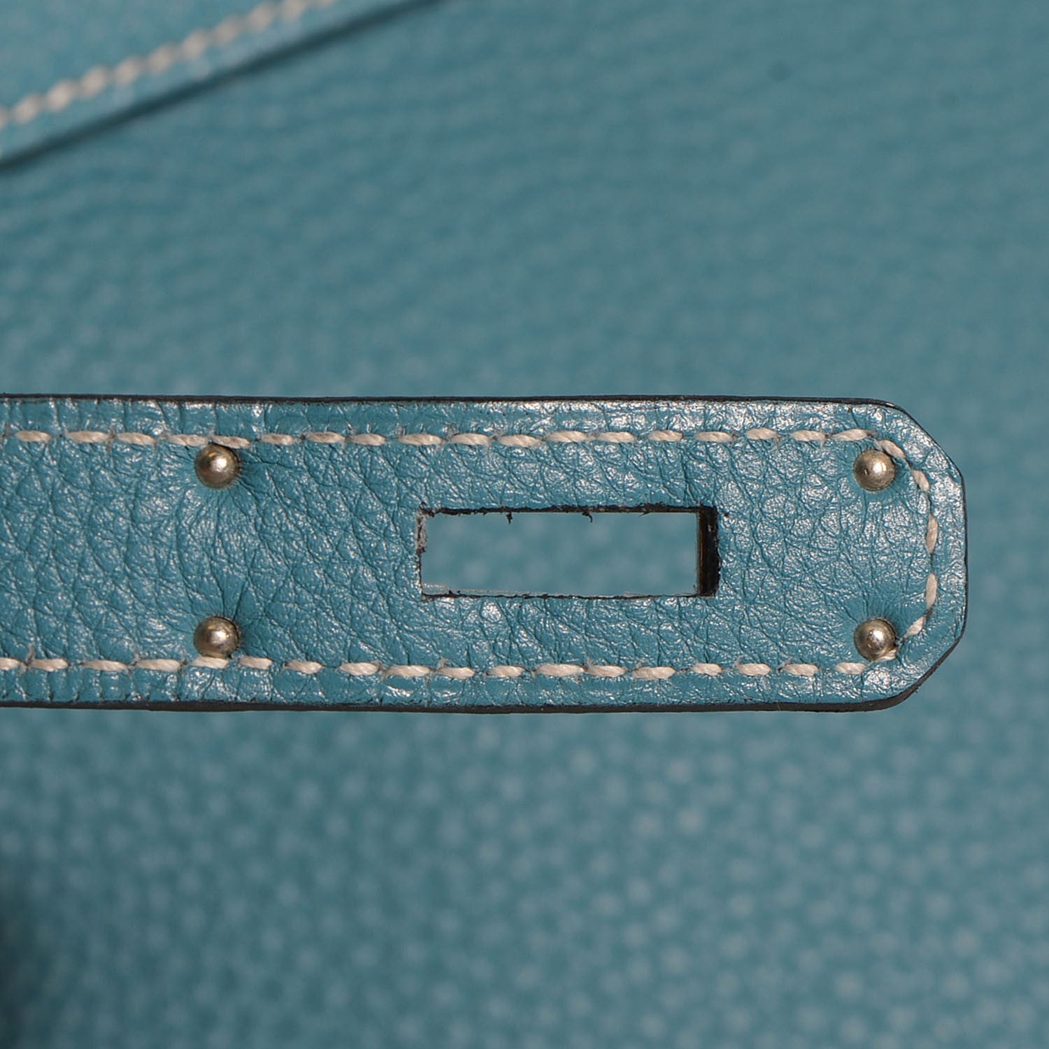 Hermes Togo Kelly Retourne 35 Blue Jean 19 of 25