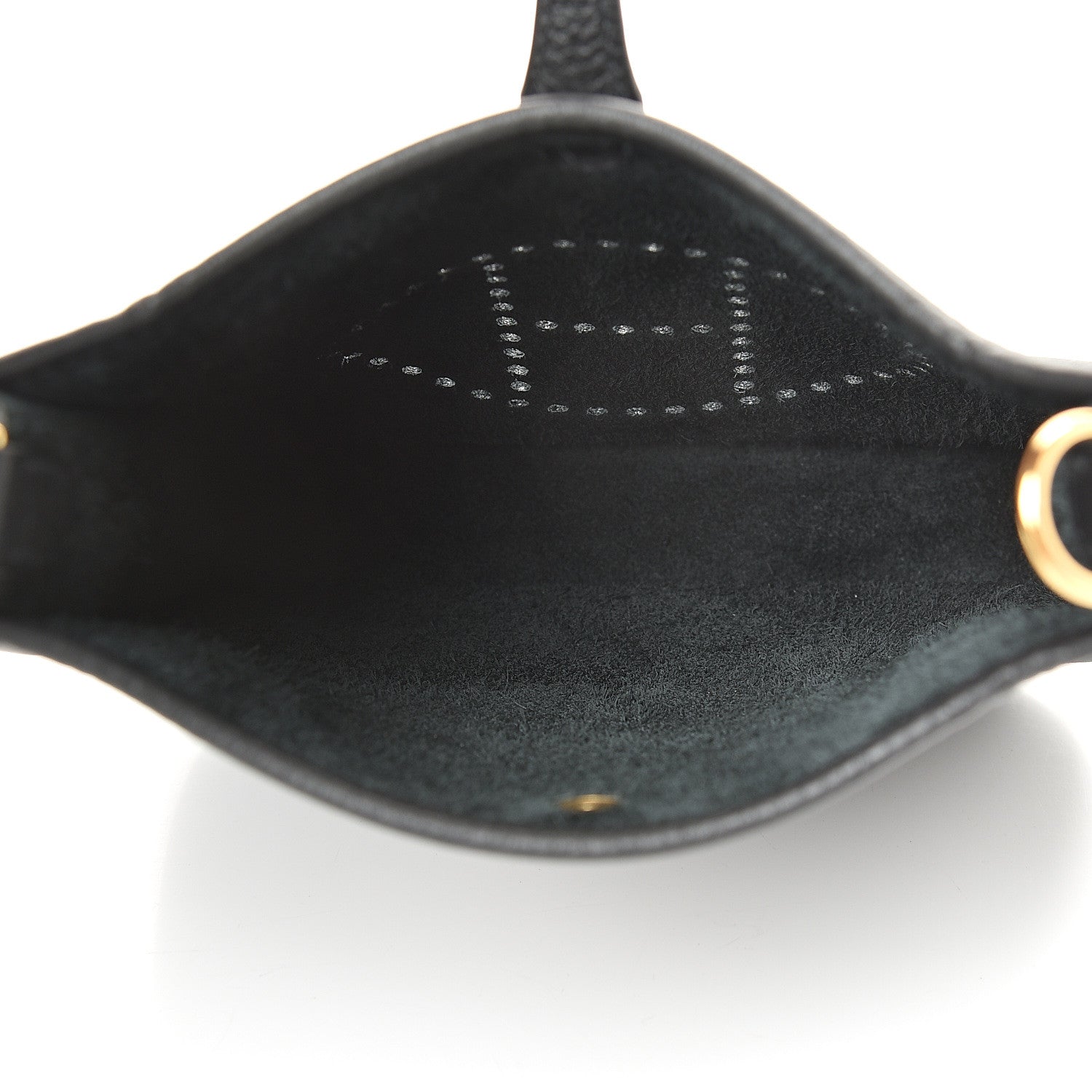 Hermes Taurillon Clemence Evelyne TPM Black 4 of 10