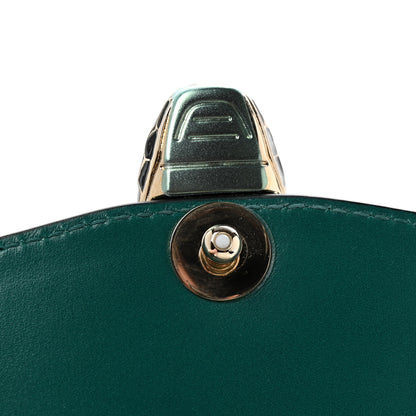 Bulgari Calfskin Serpenti Forever Snake Strap Crossbody Bag Emerald Green 12 of 13