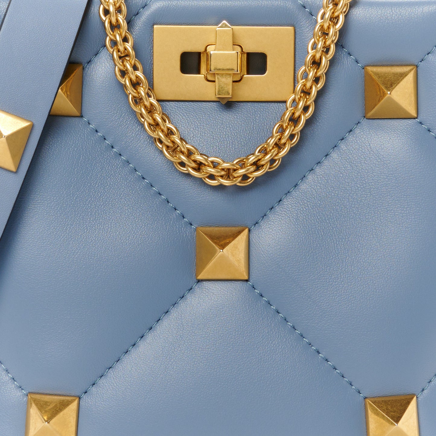 Nappa Small Roman Stud The Handle Bag Niagara