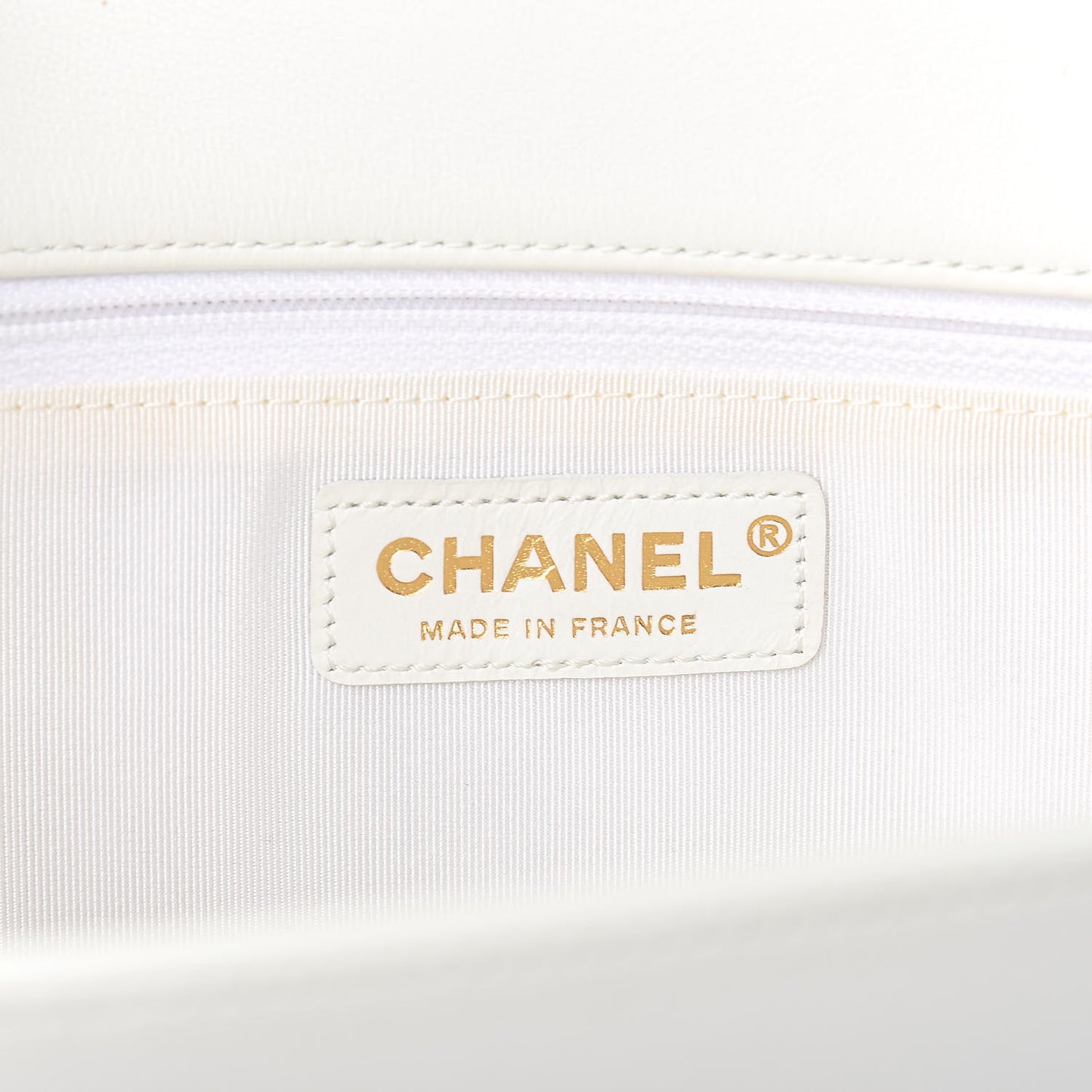 Sheepskin Braided New Medium Boy Reverso Flap White