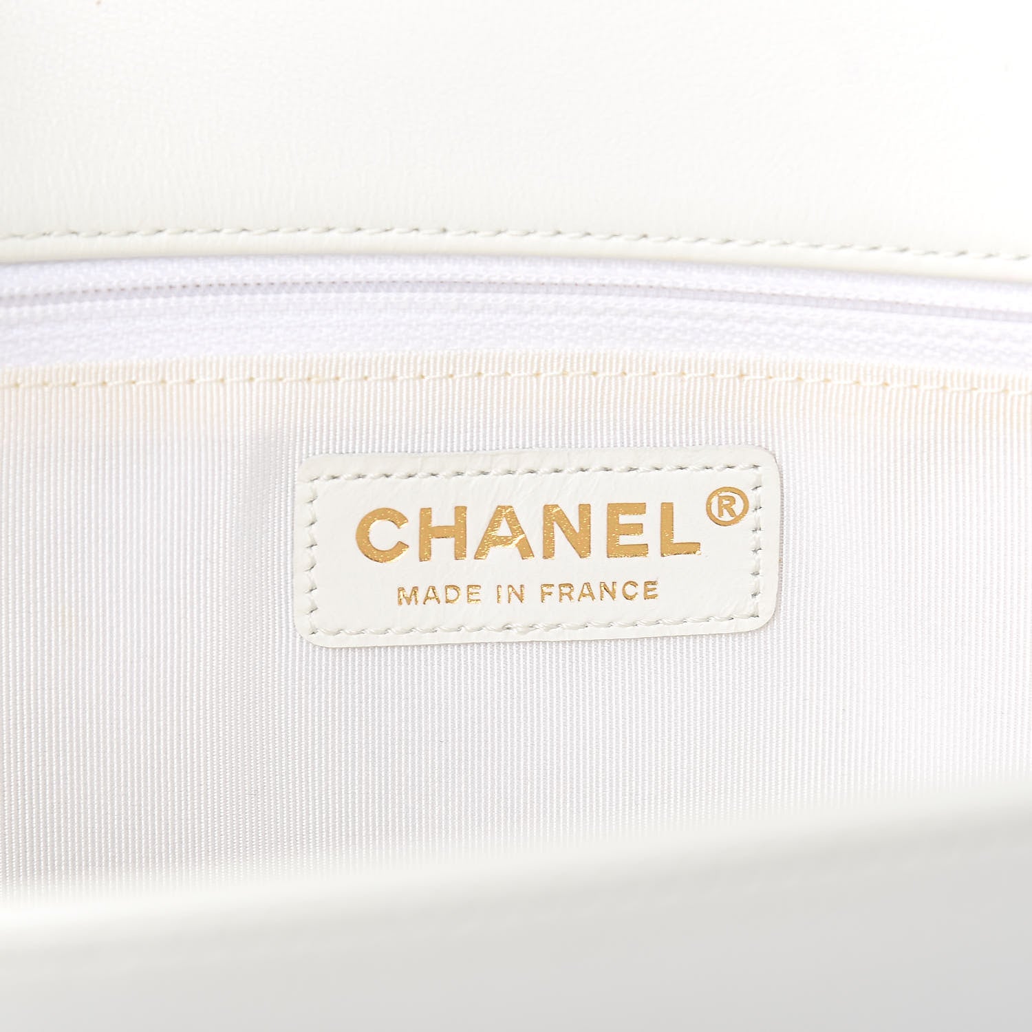 Chanel Sheepskin Braided New Medium Boy Reverso Flap White 6 of 16