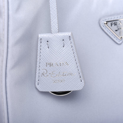 Prada Tessuto Nylon Mini Re-Edition 2000 Bag Fiordaliso 13 of 14