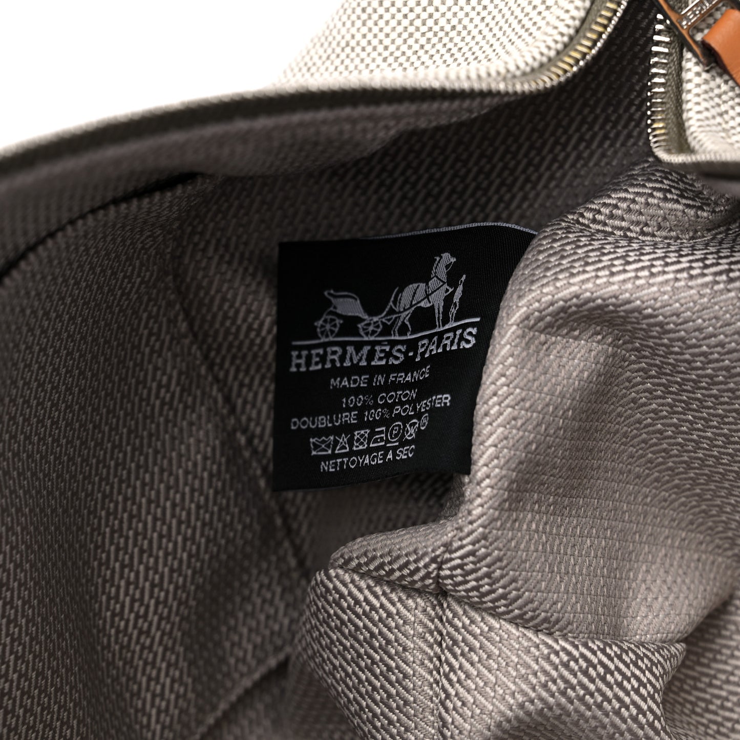 Canvas Small Bride-A-Brac Pouch Natural Jaune Citron