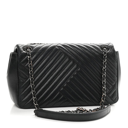 Chanel Lambskin Small CC Crossing Flap Black 2 of 8