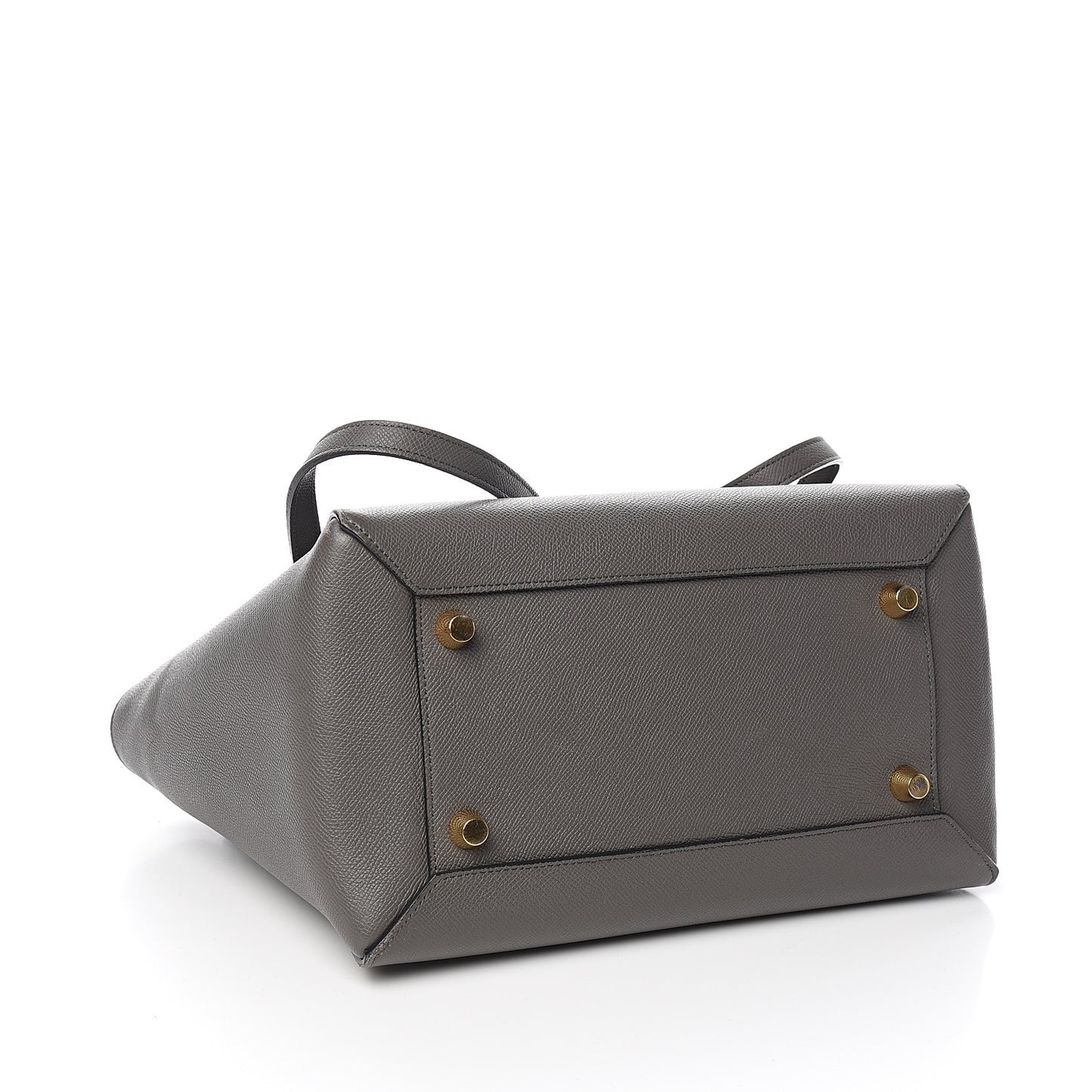 Grained Calfskin Mini Belt Bag Grey