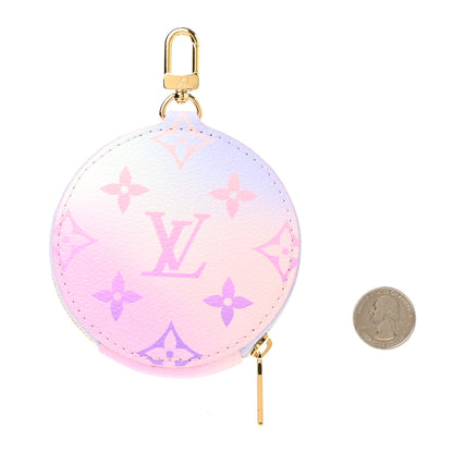 Louis Vuitton Monogram Spring In The City Papillon BB Round Coin Purse Sunrise Pastel 2 of 5