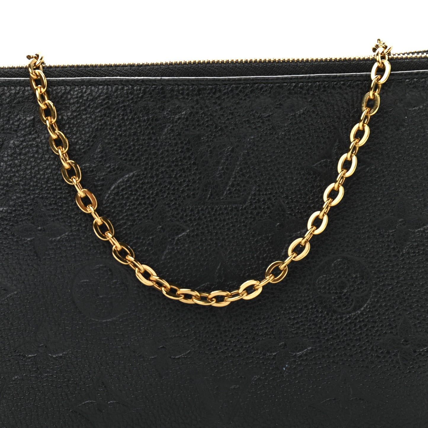 Empreinte Double Zip Pochette Black