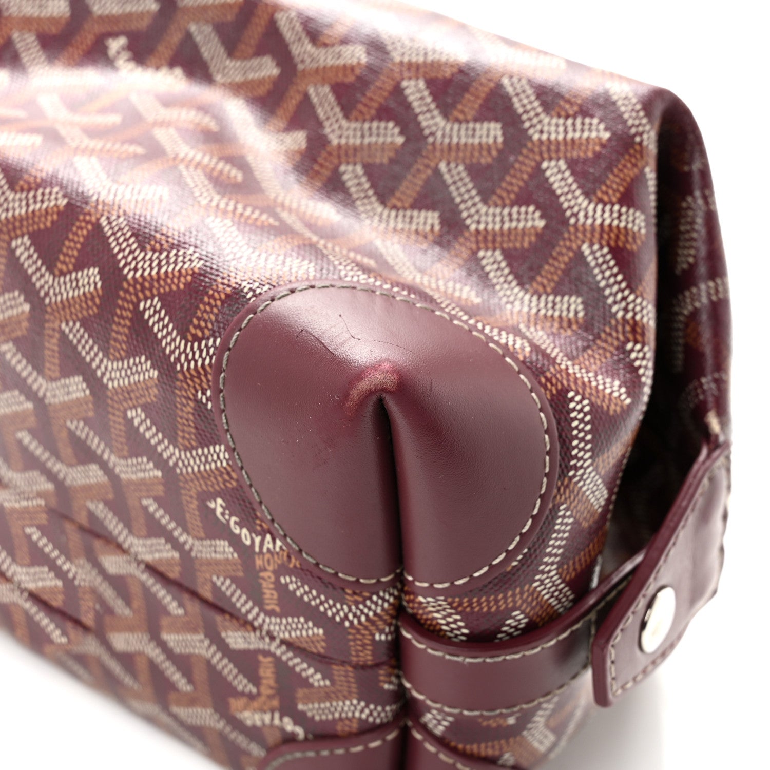 Goyard Goyardine Boeing 25 Trousse de Toilette Bordeaux 9 of 11