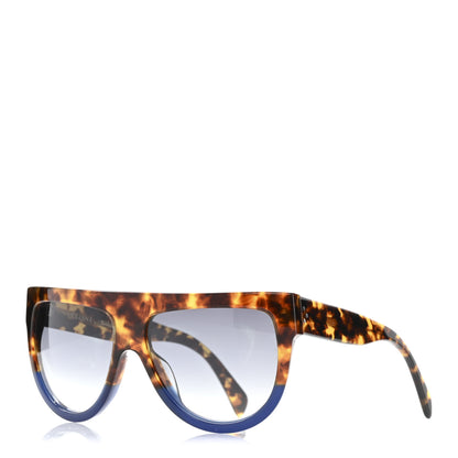Celine Shadow Sunglasses CL 41026/S Havana Blue 1 of 7
