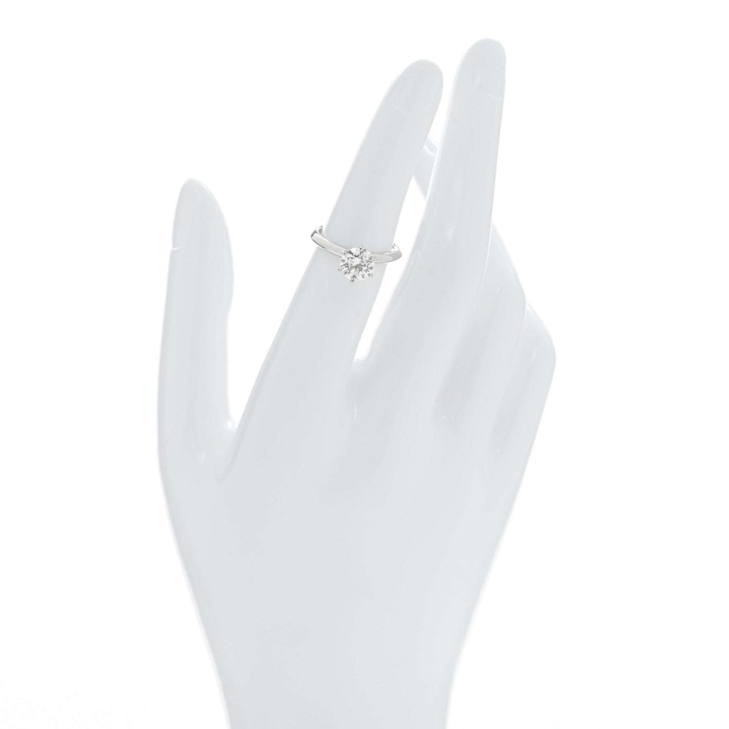 Tiffany Platinum Diamond 1.26ct Solitaire Engagement Ring 49 5 2 of 5