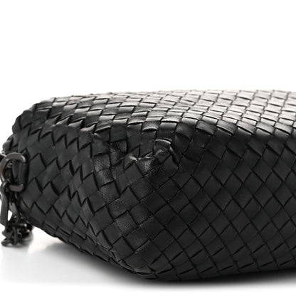 Bottega Veneta Nappa Intrecciato Crossbody Messenger Black 9 of 10