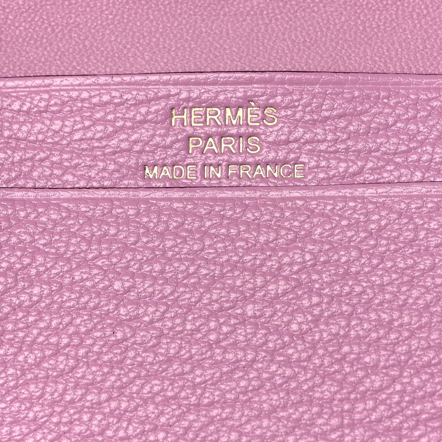 Chevre Mysore Bearn Card Holder Wallet Mauve Sylvestre
