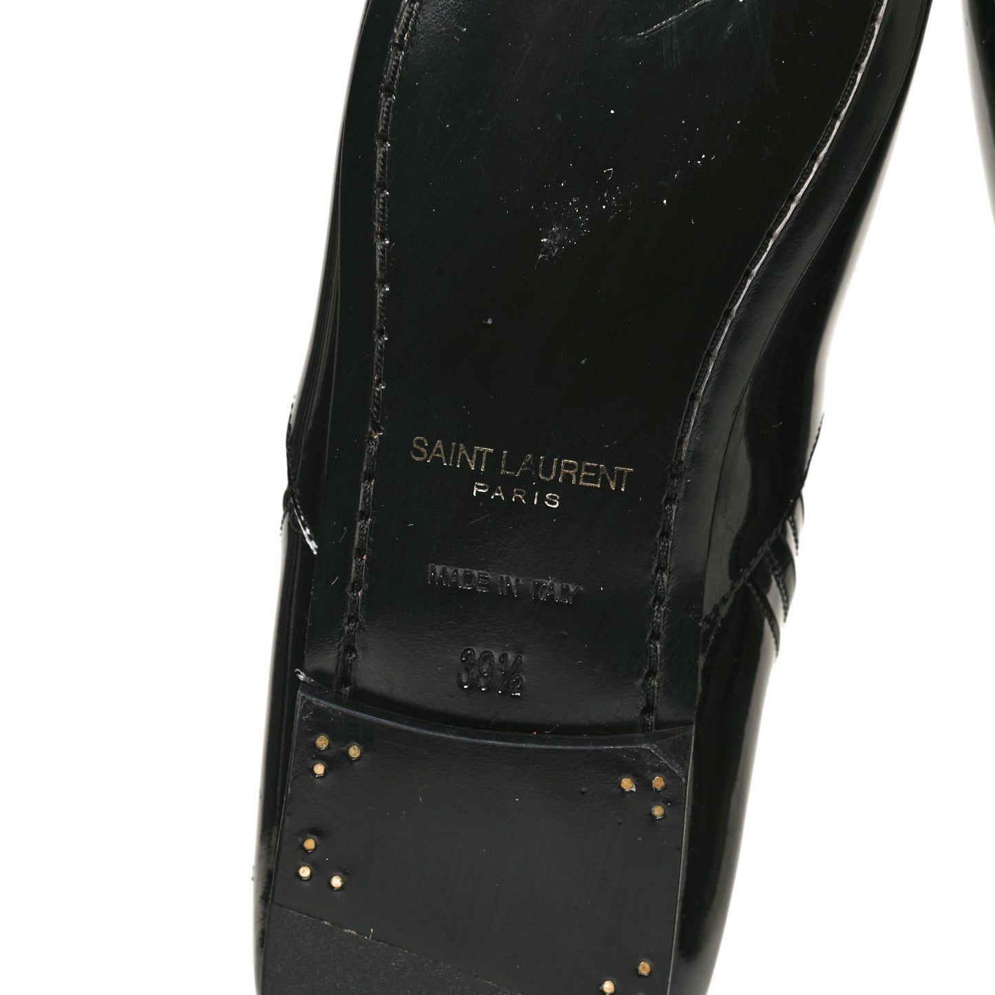 Patent Leather Connor Cropped Chelsea Boots 39.5 Black