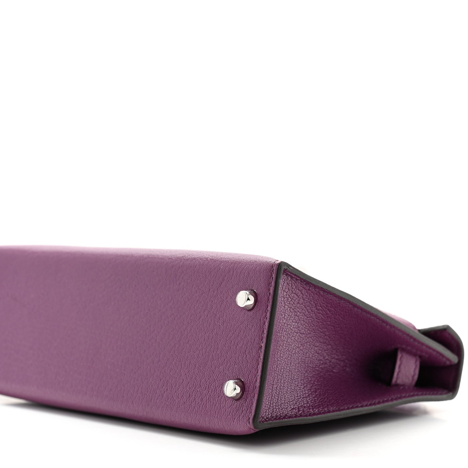 Hermes Chevre Mysore Mini Kelly Sellier 20 Violet 10 of 11